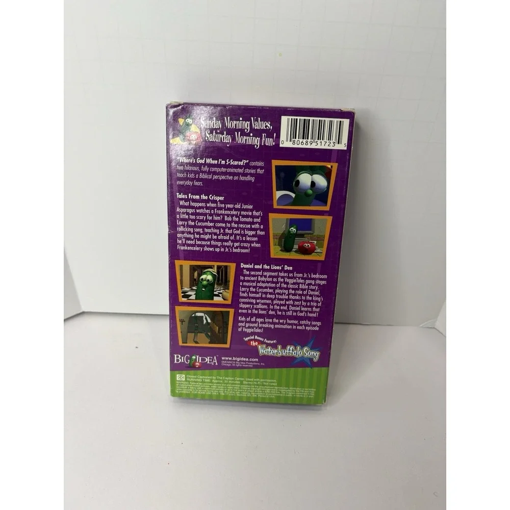 Veggietales Where's God When I'm‎ S-Scared Video Tape